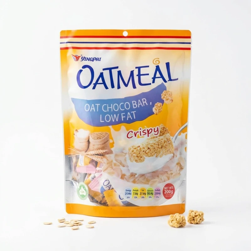 YINGPAI Oatmeal Oat Chocolate Bar Low Fat 200g
