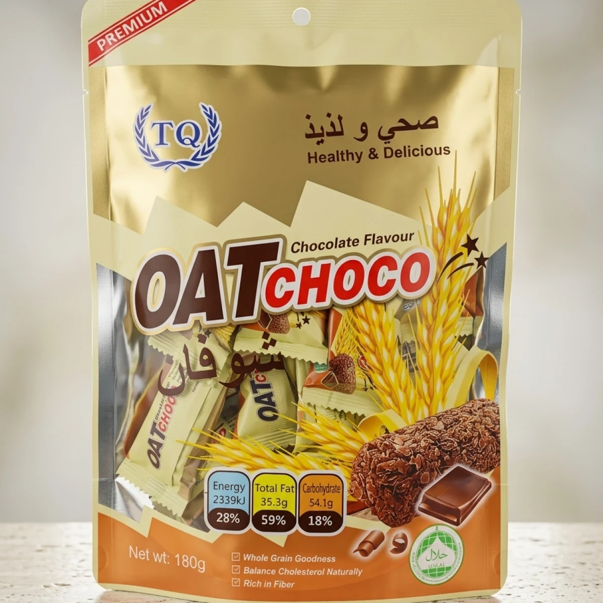 TQ Oat Choco Chocolate Flavour – 180g