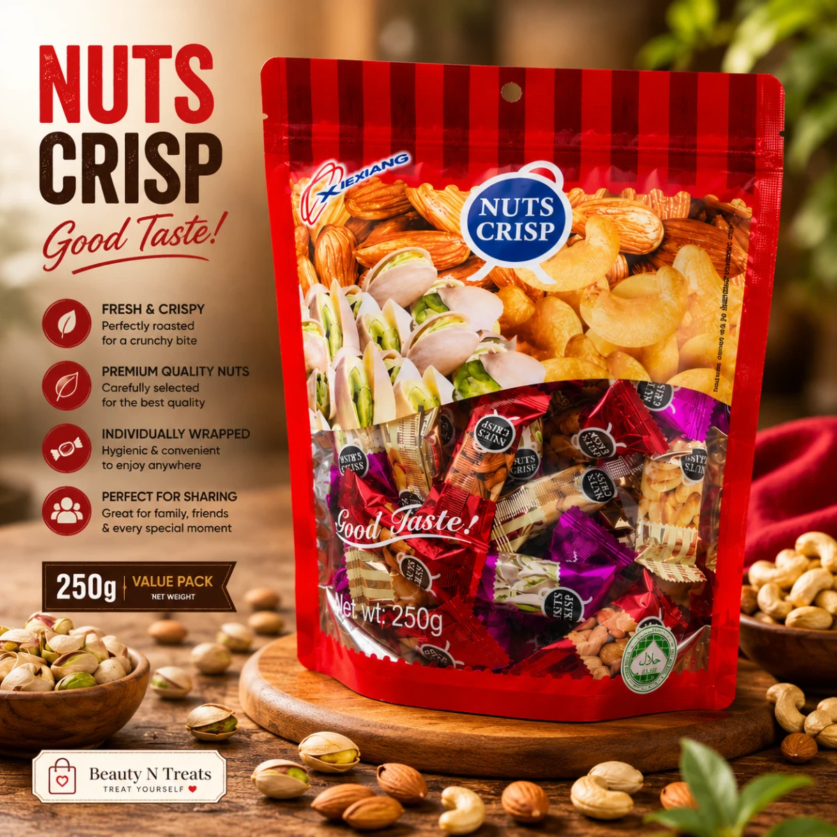 Nut Crips Chocolate - 250g