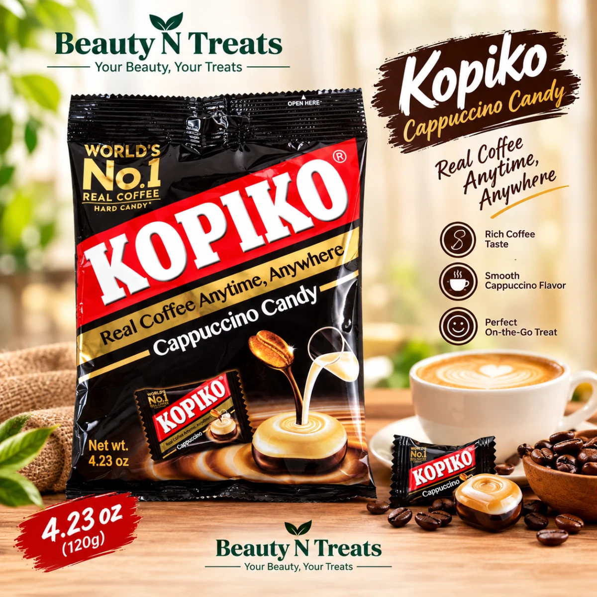 Kopiko Cappuccino Candy 120g
