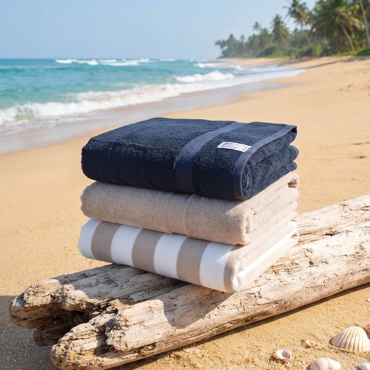 3 PCS combo 27 by 54 inch Soft & Absorbent black,ash,white&ash  export  quality pure Cotton Bath Towel