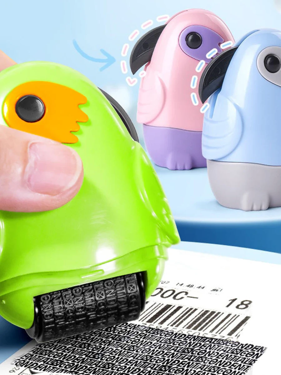 Security stamp roller