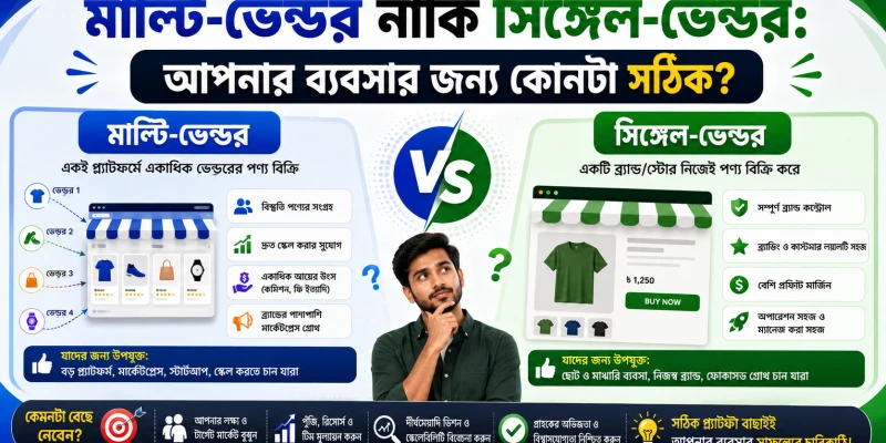 মাল্টি-ভেন্ডর নাকি সিঙ্গেল-ভেন্ডর: আপনার ব্যবসার জন্য কোনটা সঠিক