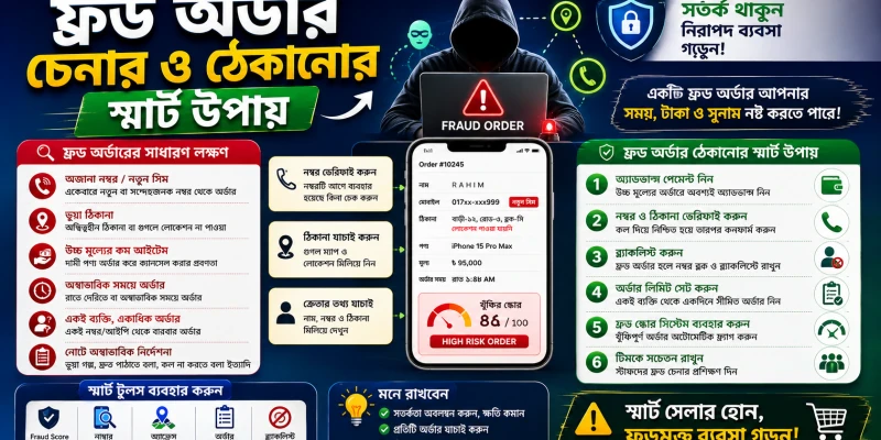 ফ্রড অর্ডার চেনার ও ঠেকানোর স্মার্ট উপায়