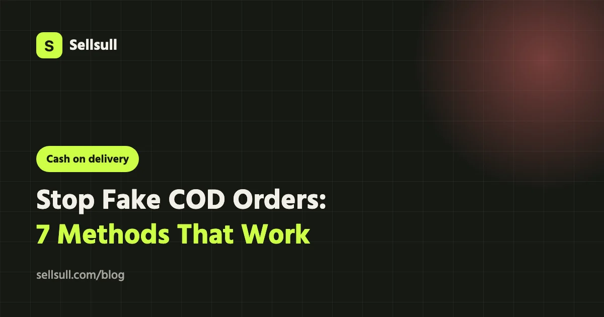 How to Stop Fake COD Orders in Bangladesh: 7 Methods That Work