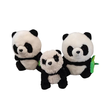 Musical Sleeping Panda Doll 3 Pcs