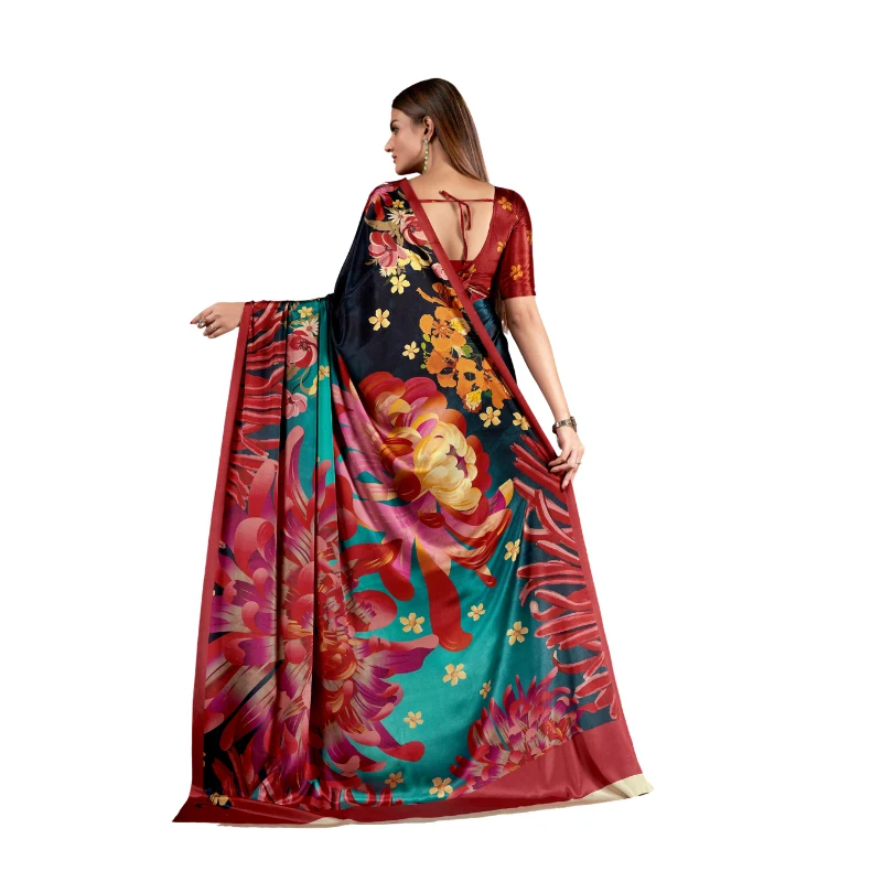 Colorful women premium party saree