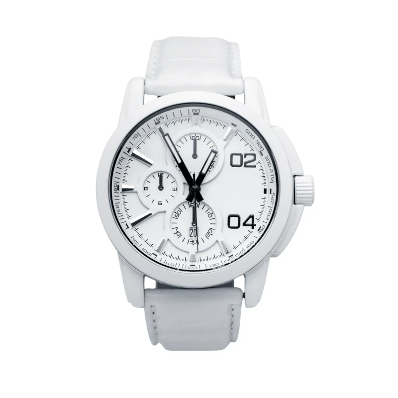 Premium Stainless White Belt Men’s Watch