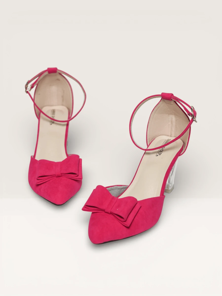 Stylish Ladies Shoes with Transparent Heels | Premium Quality
