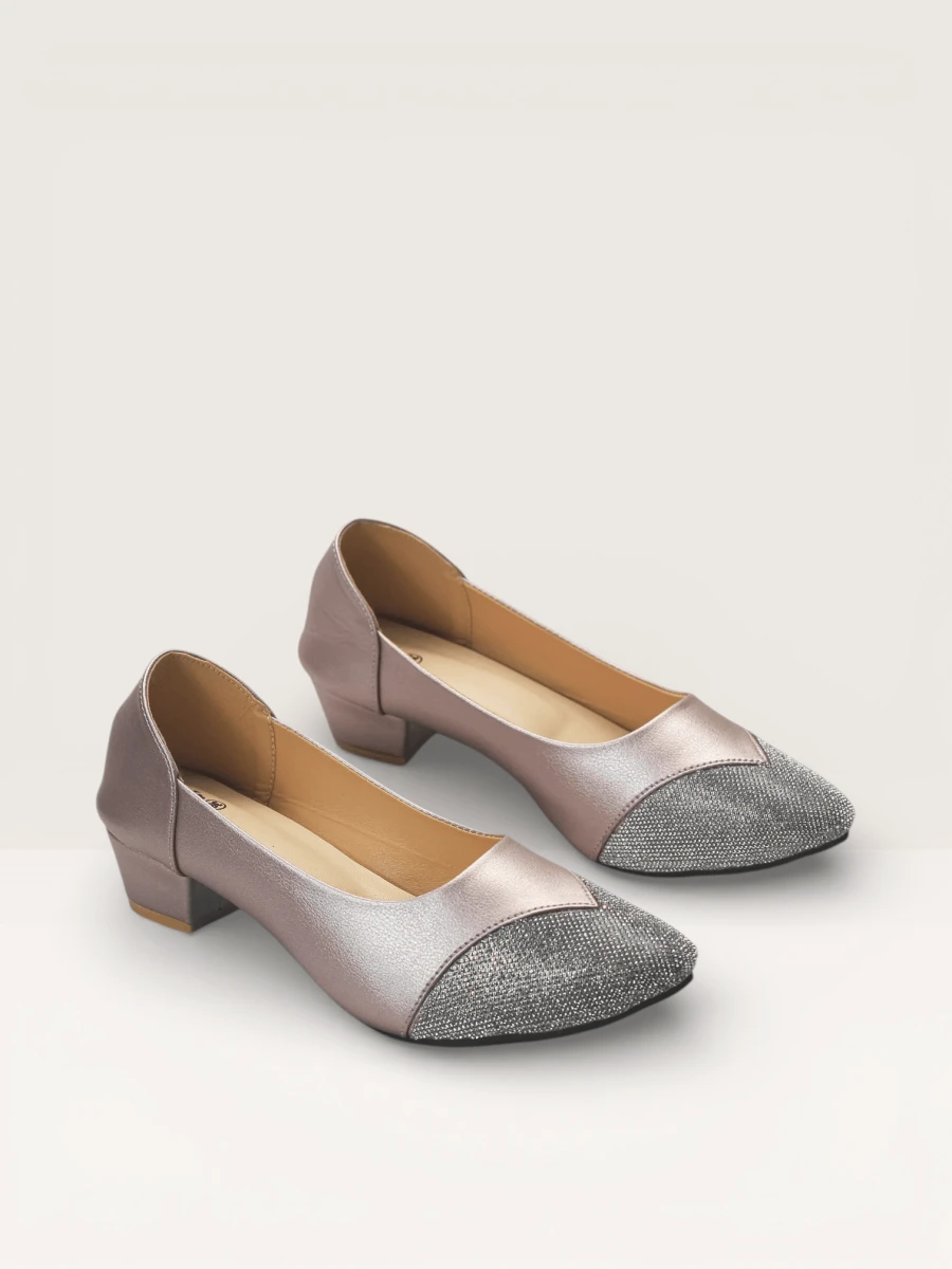 Women’s Low Block Heel Pumps.