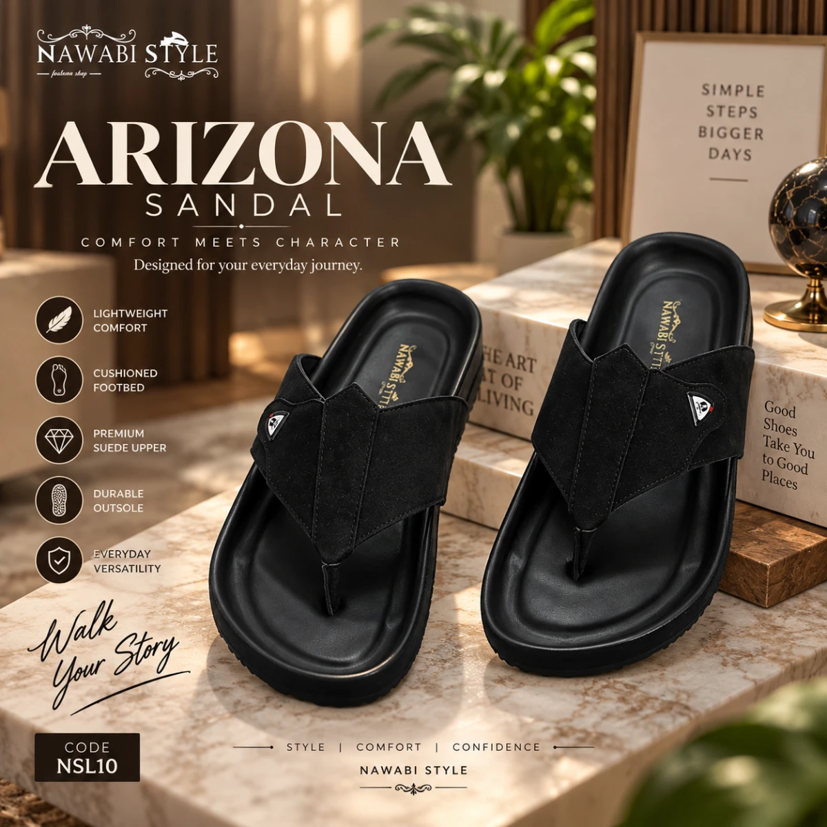 Comfort Arizona | Premium Mens Sandals