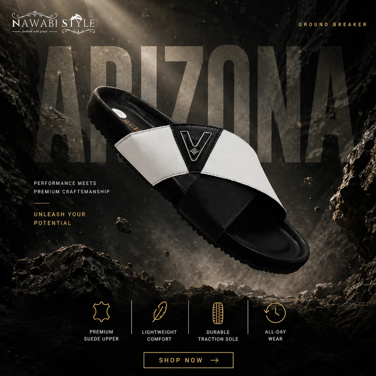 Comfort Arizona | Premium Mens Sandals - NSL11