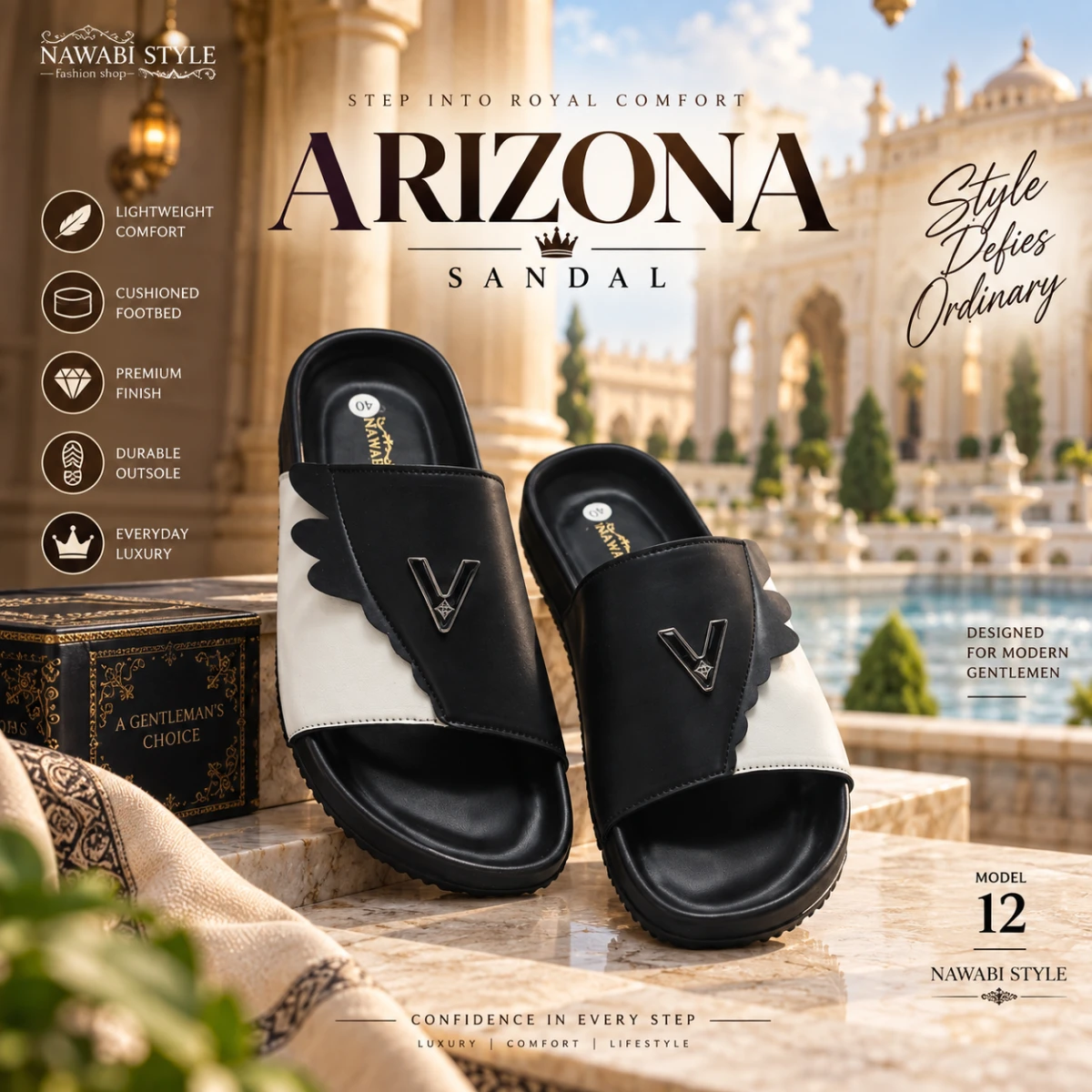 Comfort Arizona | Premium Mens Sandals - NSL12