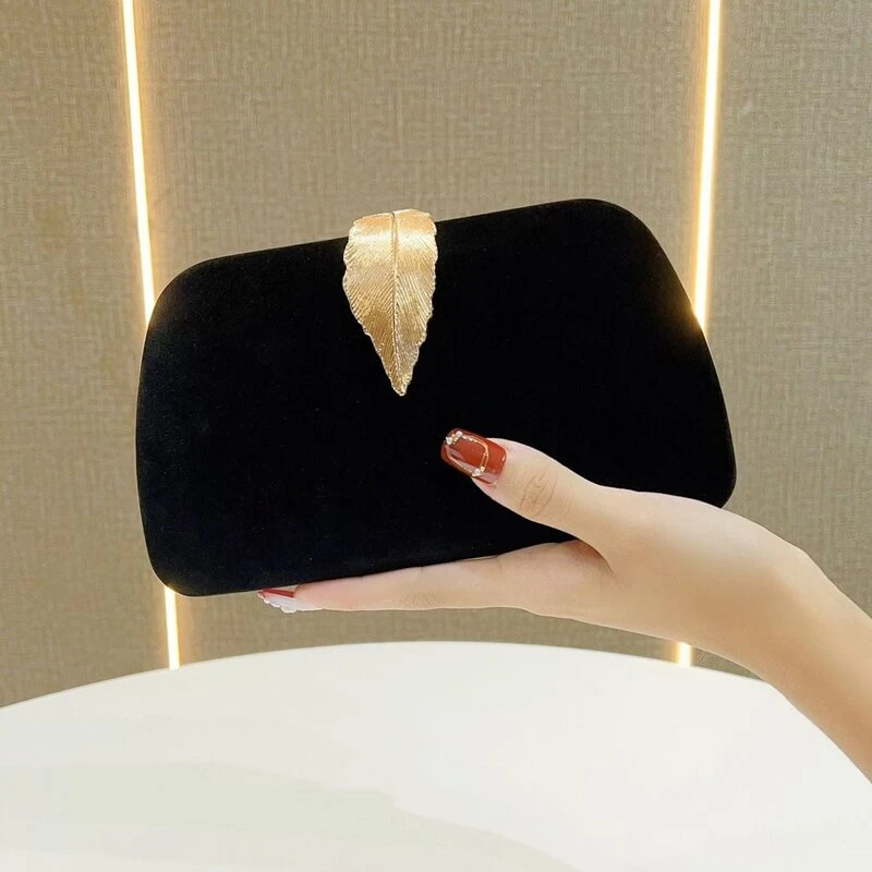 New Elegant Black Cluthes Bag