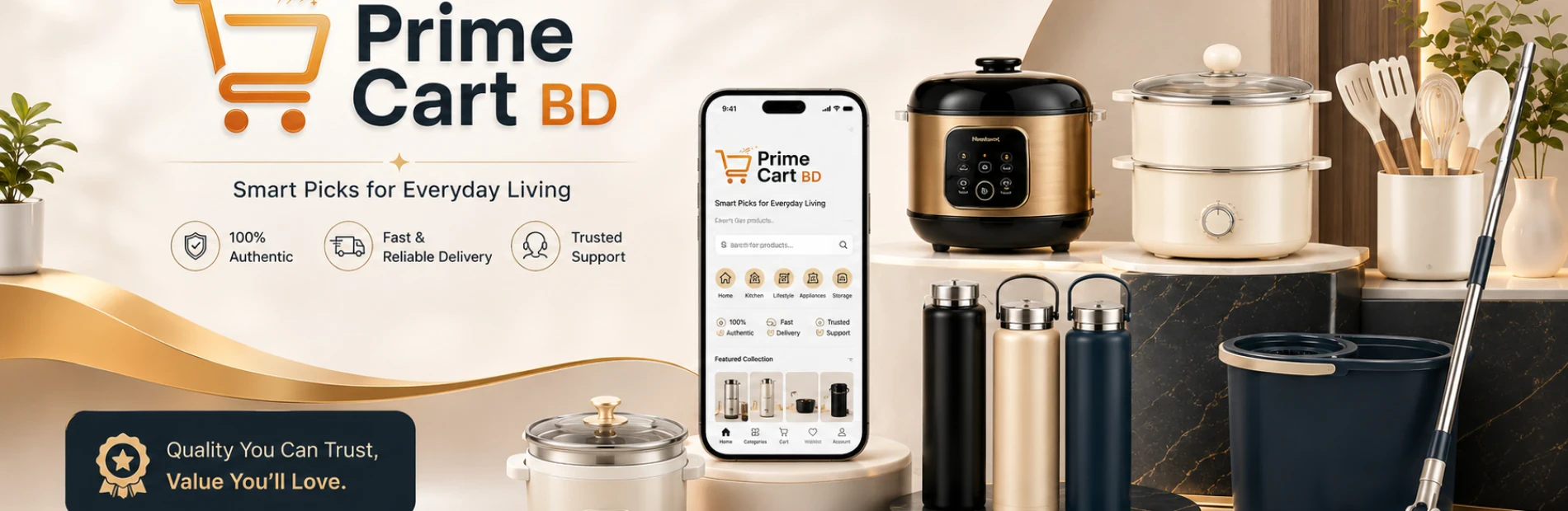 PrimeCart BD store banner