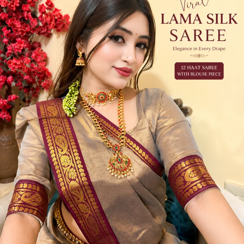 ✨ Viral Premium Lama Silk Saree Collection ✨