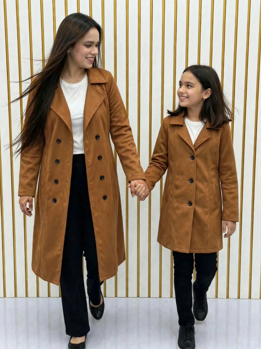 Premium Women's Winter Over Coat with Belt TG-COF COMB 03