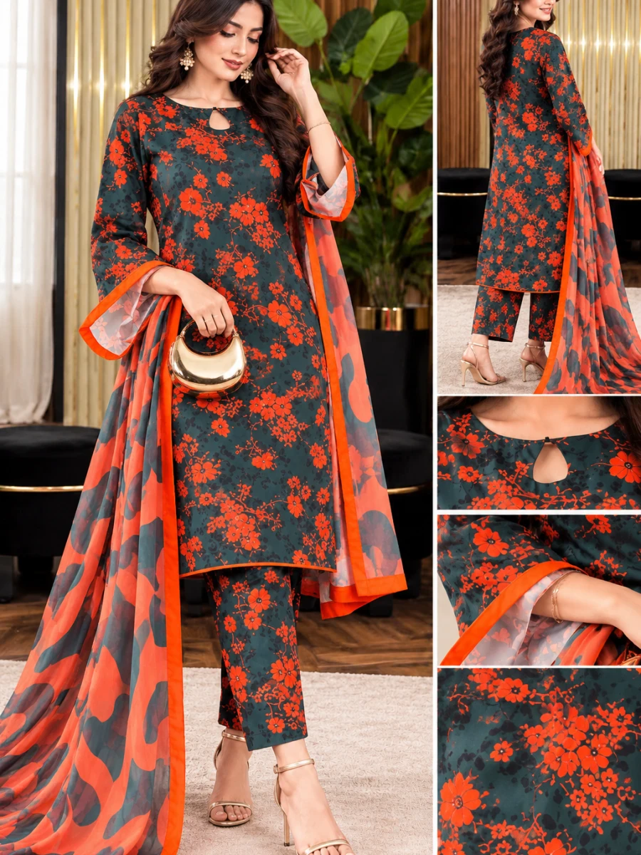 Redefined Floral Elegance 3 Piece
